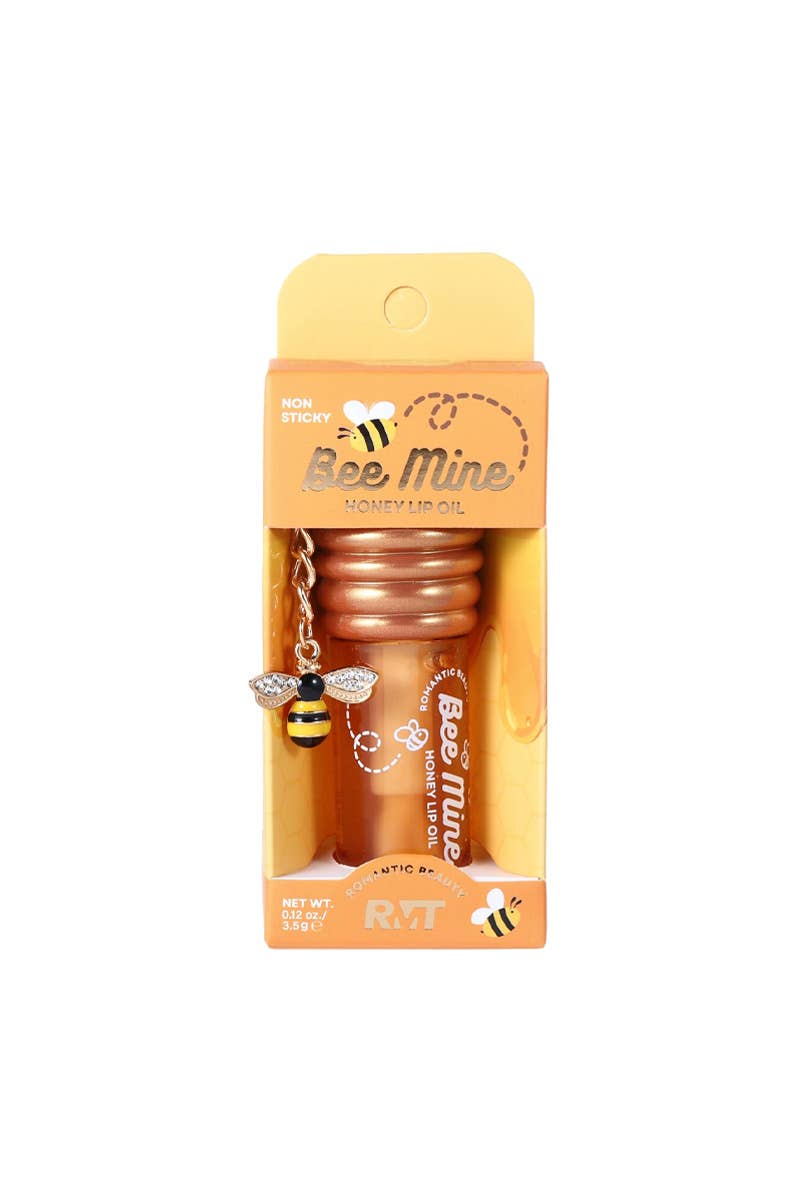 Romantic Beauty LO-8468 Bee Mine Honey Lip Oil Keychain - 12