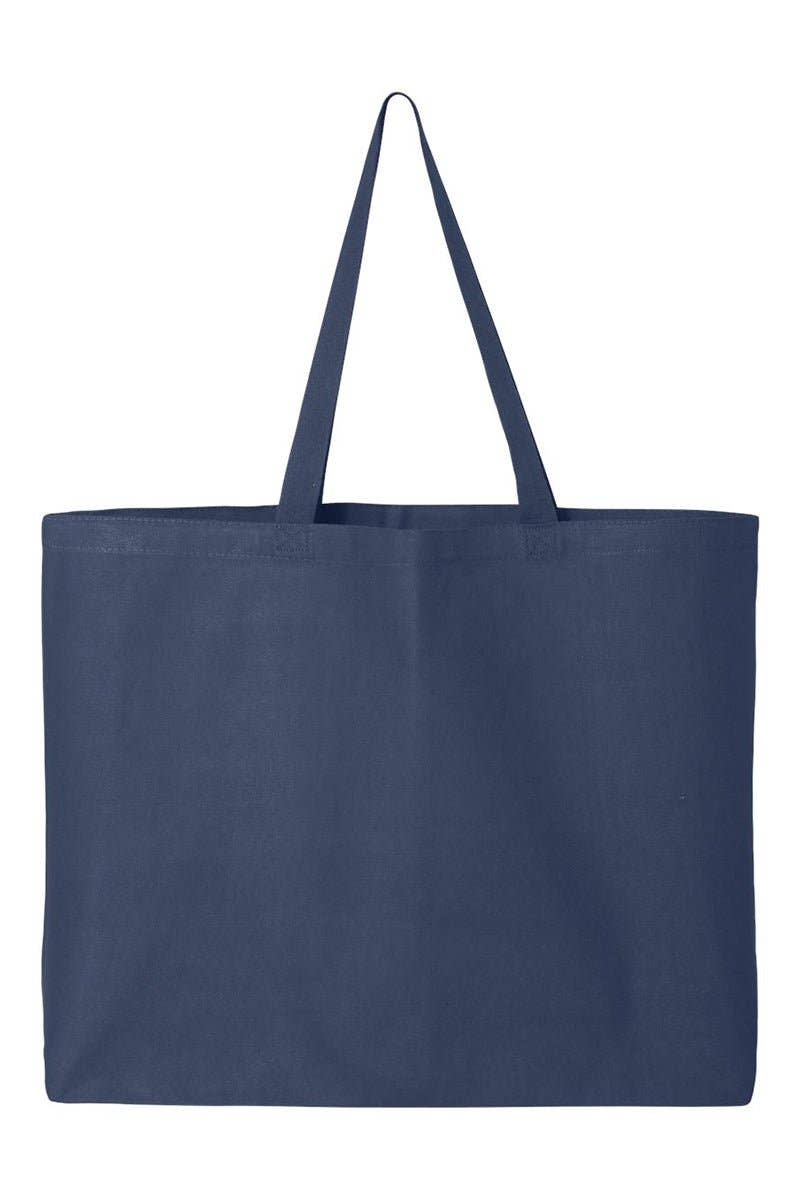 Checkered Amen Canvas Jumbo Tote