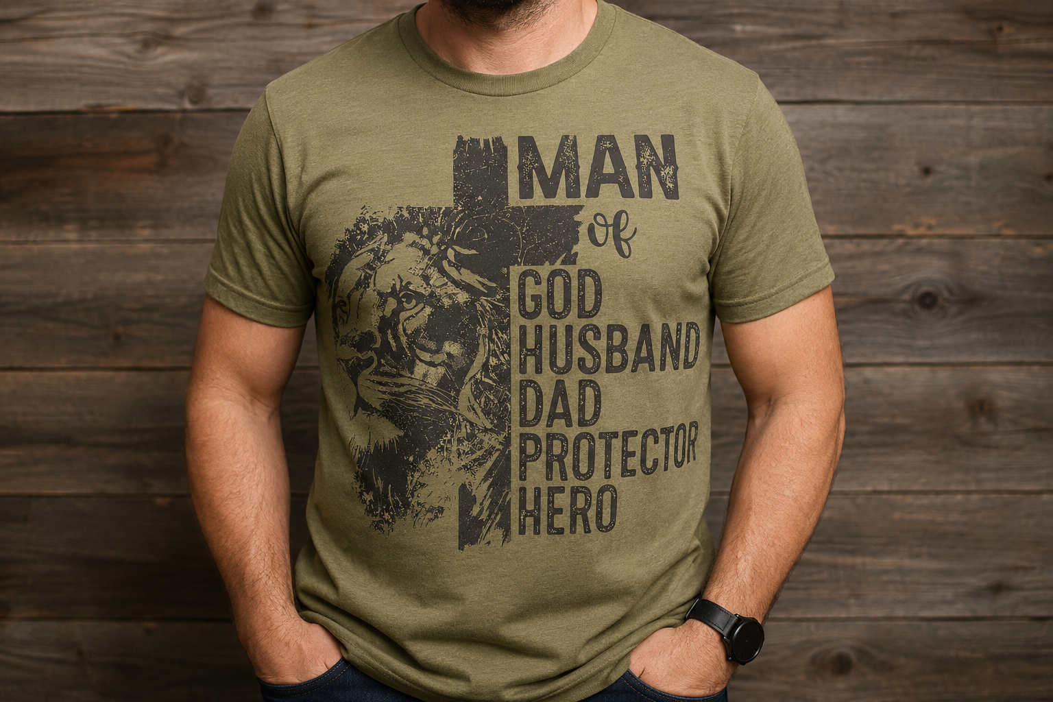 Man of God tee
