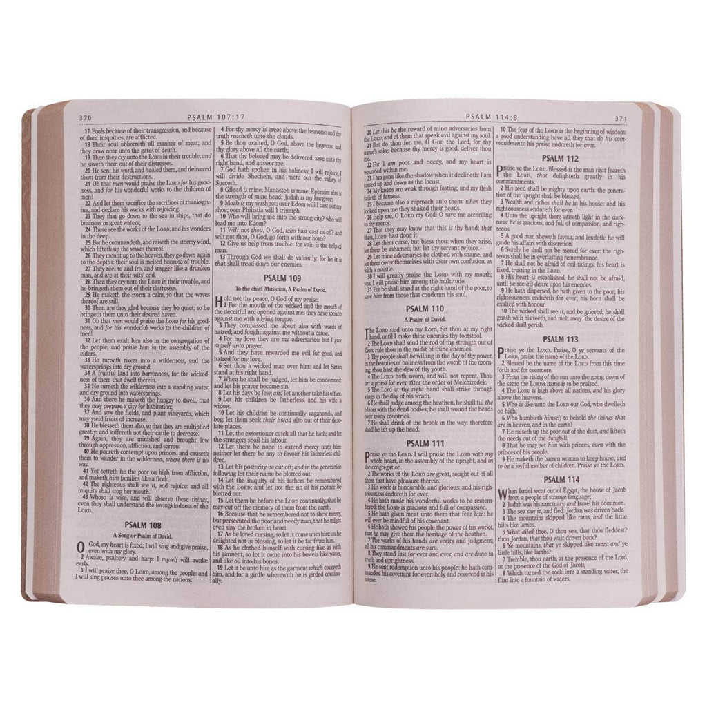 KJV Bible Gift & Award Faux Leather, Tan