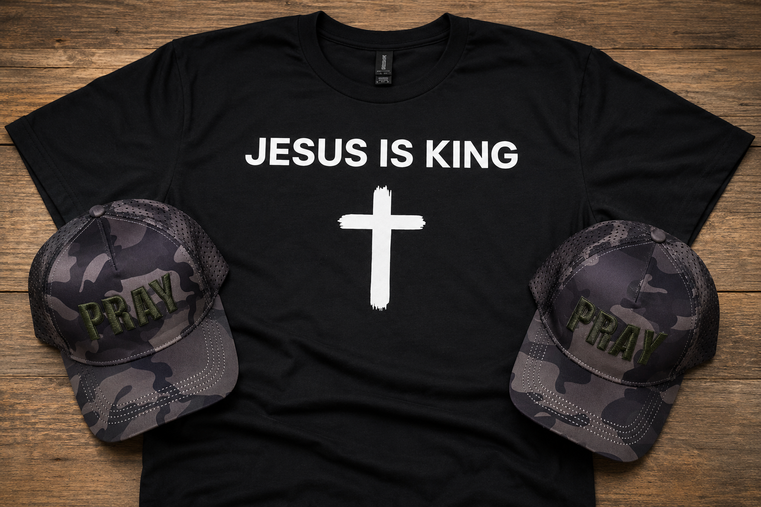 Jesus is king tee