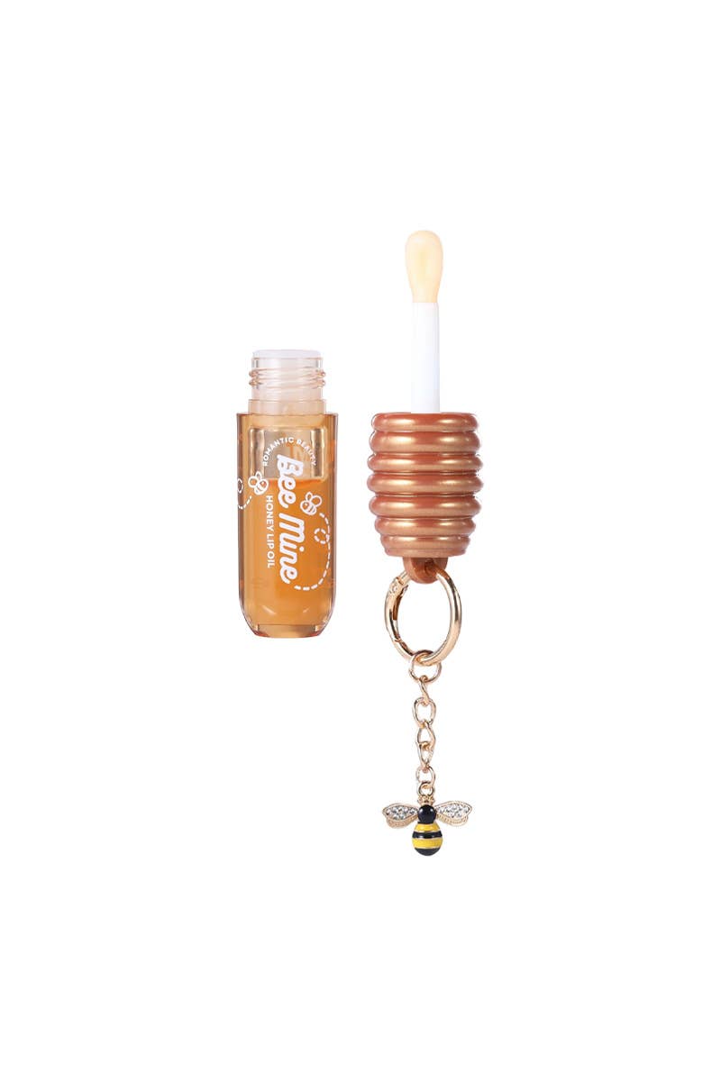 Romantic Beauty LO-8468 Bee Mine Honey Lip Oil Keychain - 12