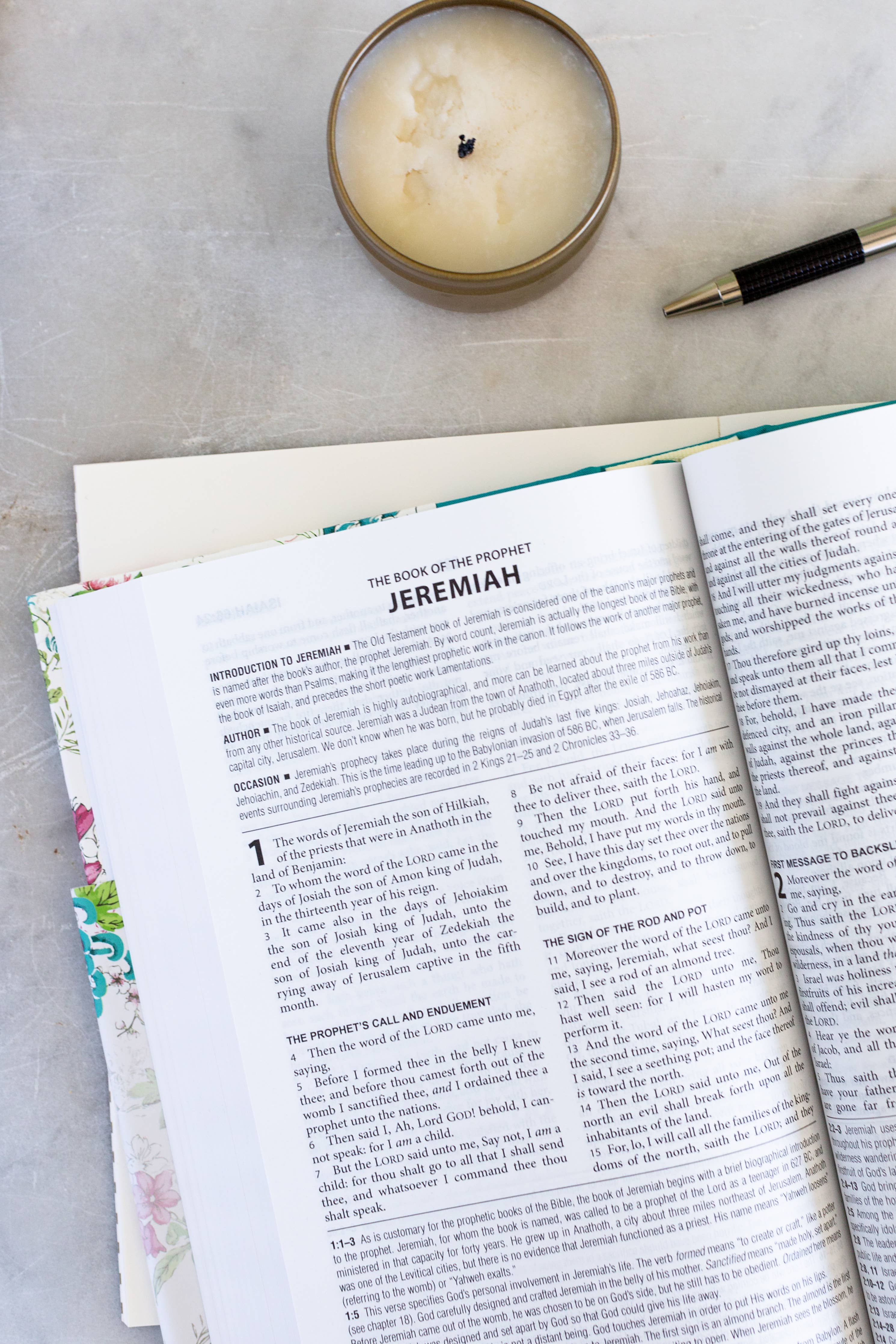 Kjv Study Bible Wildflower Bouquet