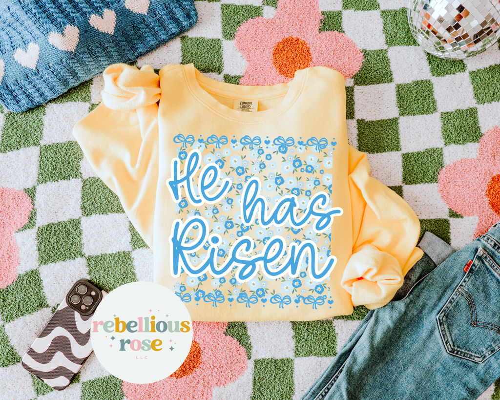 He Has Risen Butter Graphic T-shirt or Sweatshirt